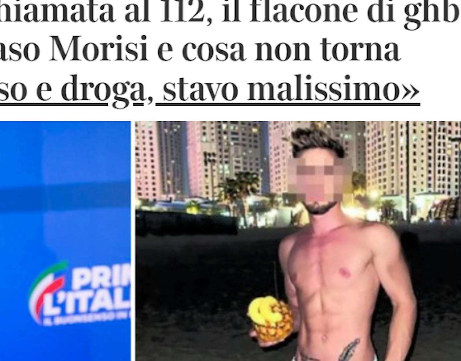 Ende September 2021 wird klar, warum: Italienische Medien deckten auf, dass Morisi wohl in einer Sexorgie mit zwei rumänischen Männern verwickelt war.
