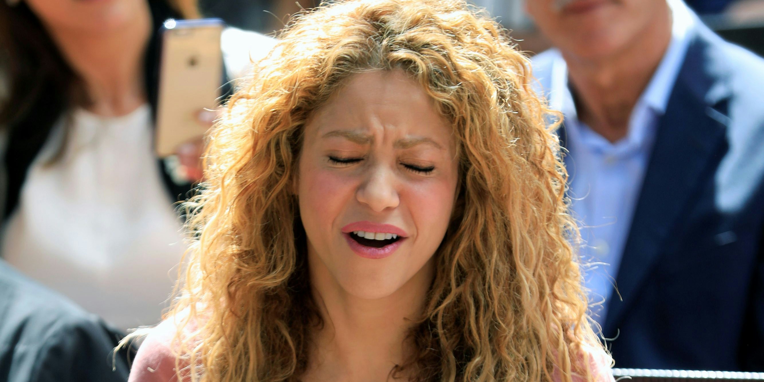 Shakira und ihr Sohn hatten ein ungewöhnliches Erlebnis in Barcelona.