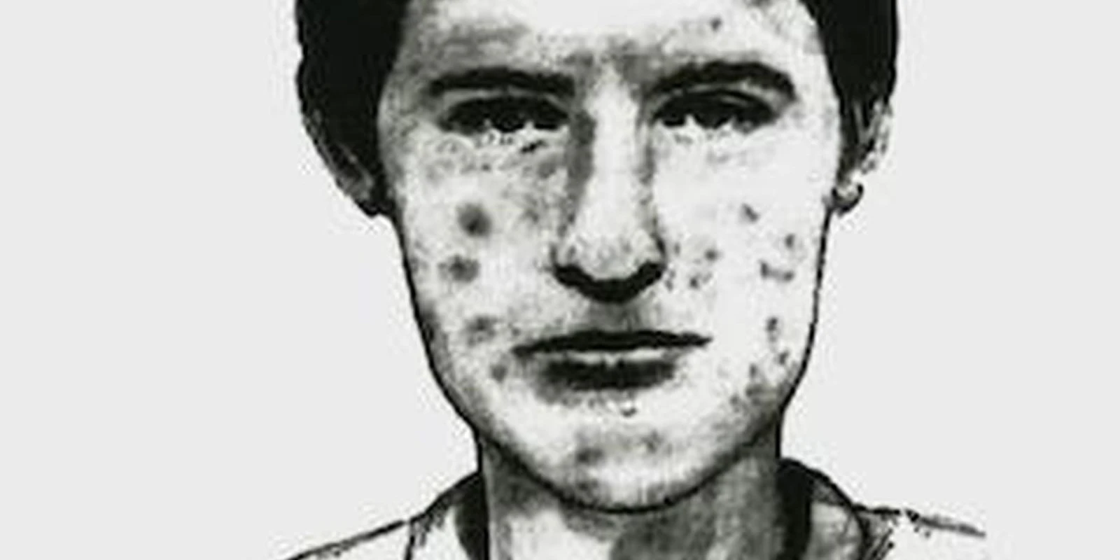Dieses Phantombild gab dem Gesuchten den Übernamen "Pockengesicht".