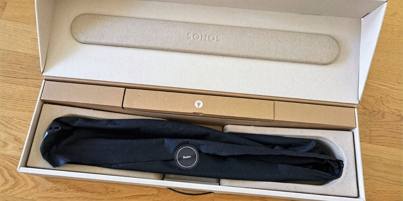 Bei der Verpackung setzt Sonos auf einen Karton aus 97 Prozent recyclebarem Papier ohne Einwegplastik.