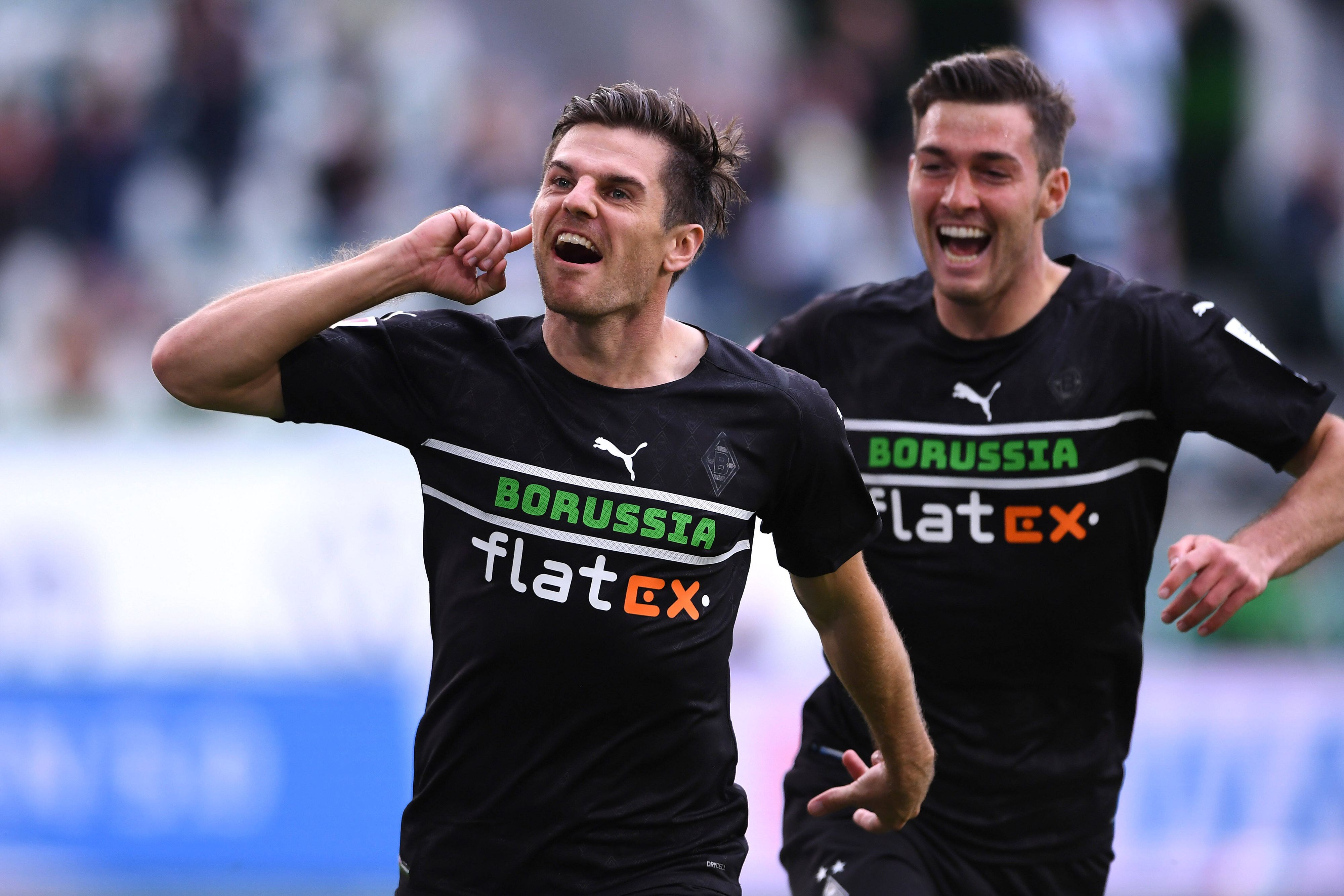 Jubel der Gladbacher. 