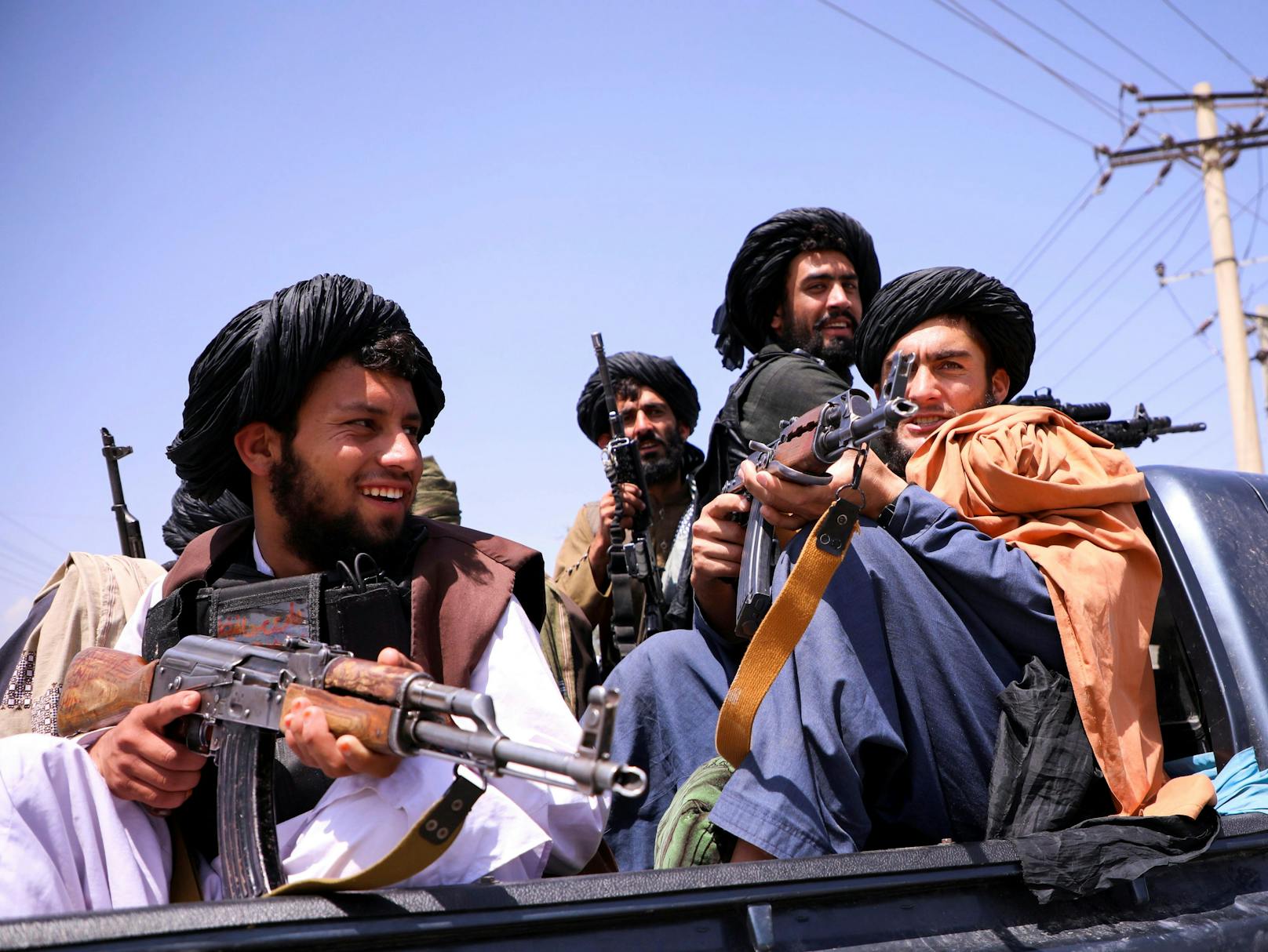 Mitglieder der Taliban in Kabul (Symbolfoto)