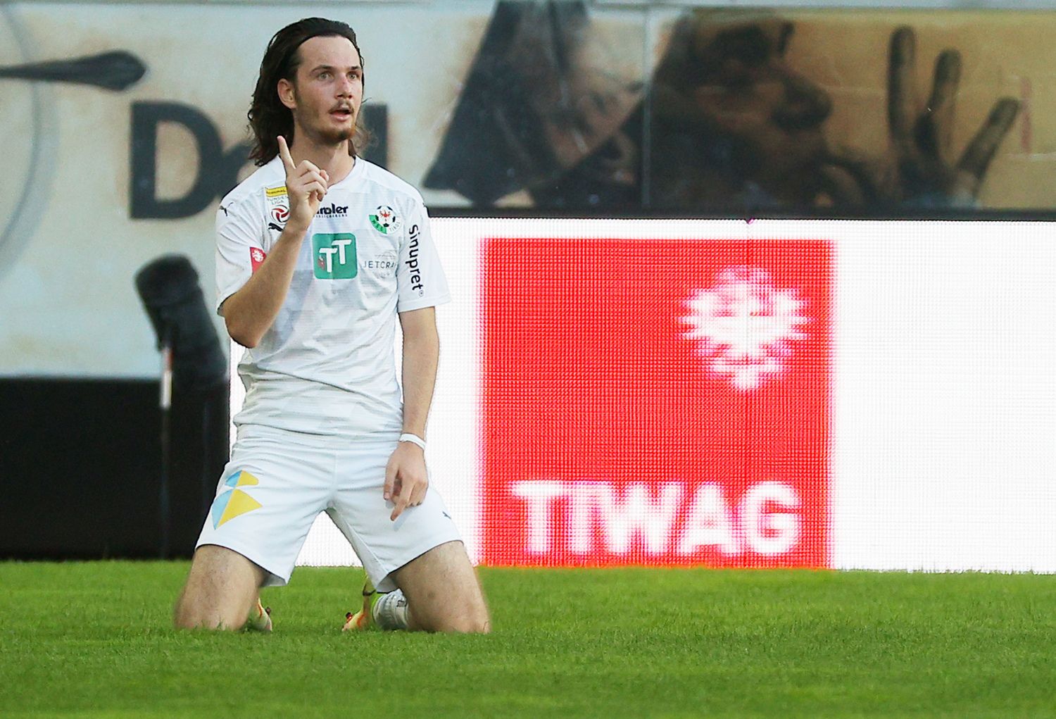 Thomas Sabitzer jubelt über seine drei Treffer gegen Ried.