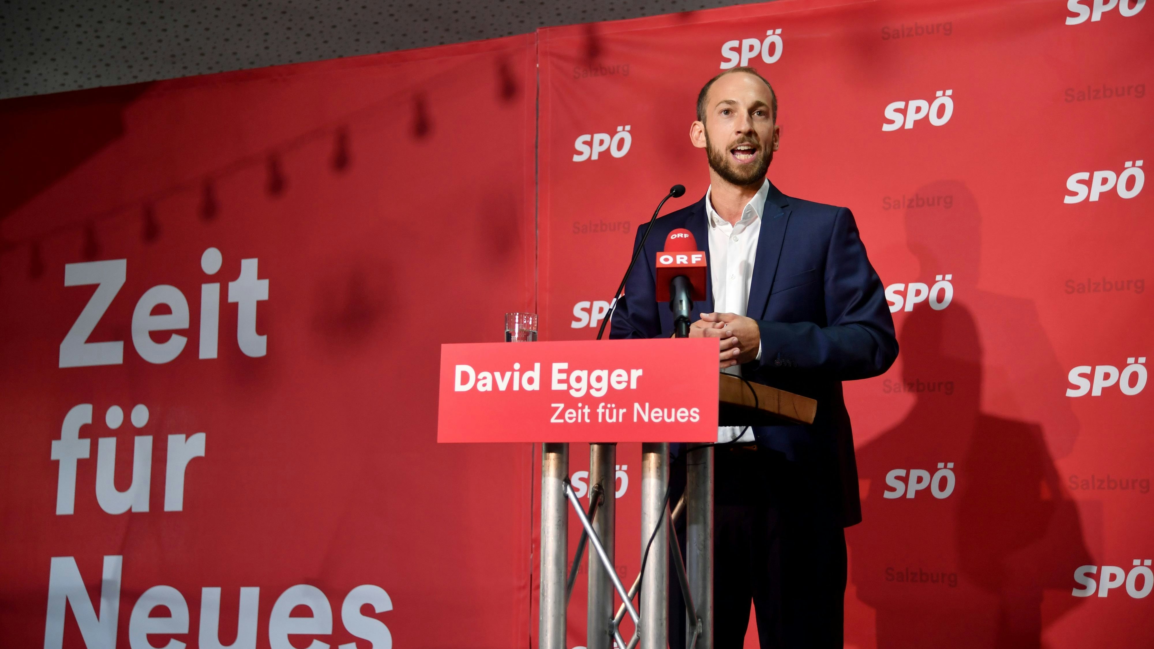 Landesparteivorsitzender David Egger