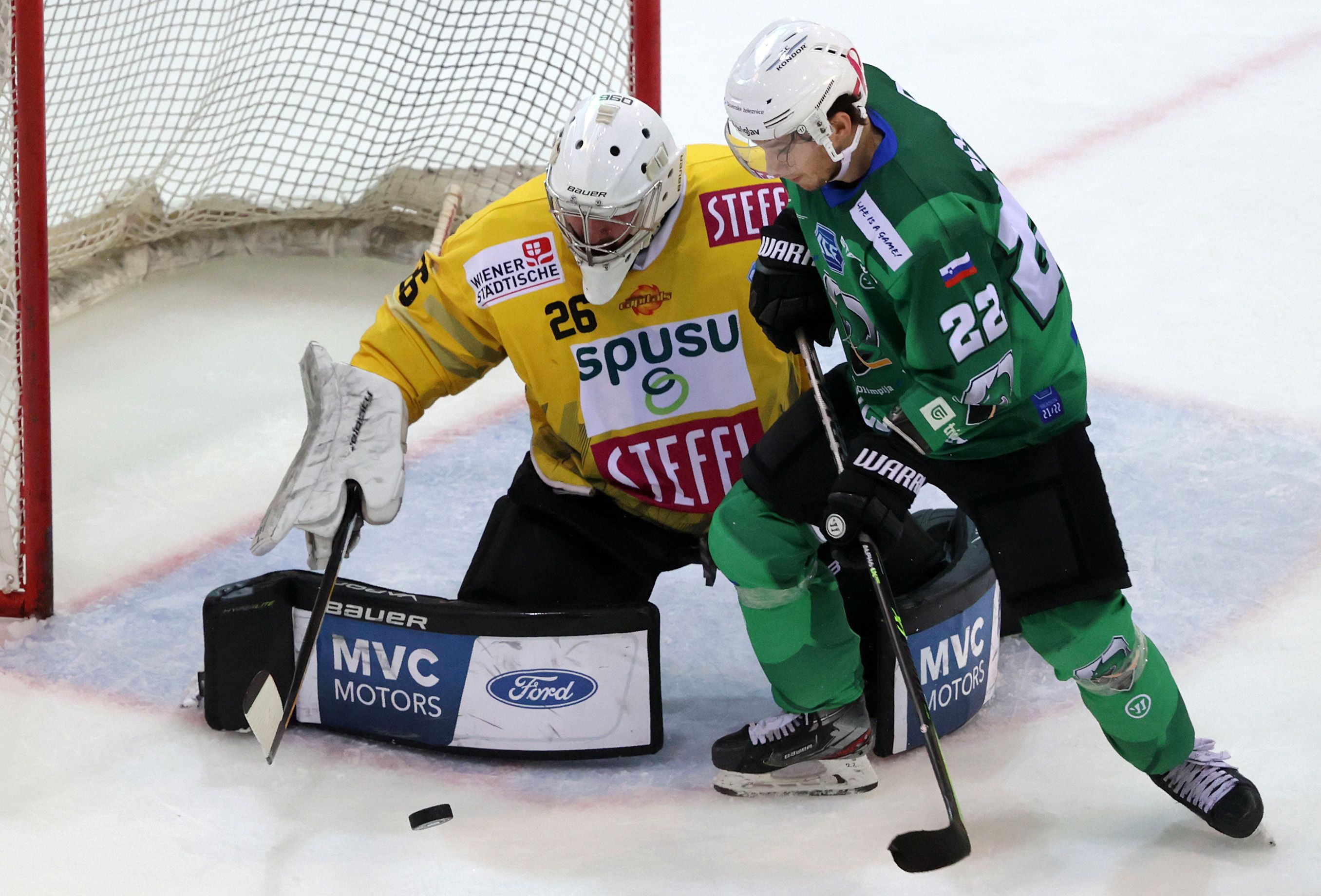 Die Capitals verlieren gegen Laibach