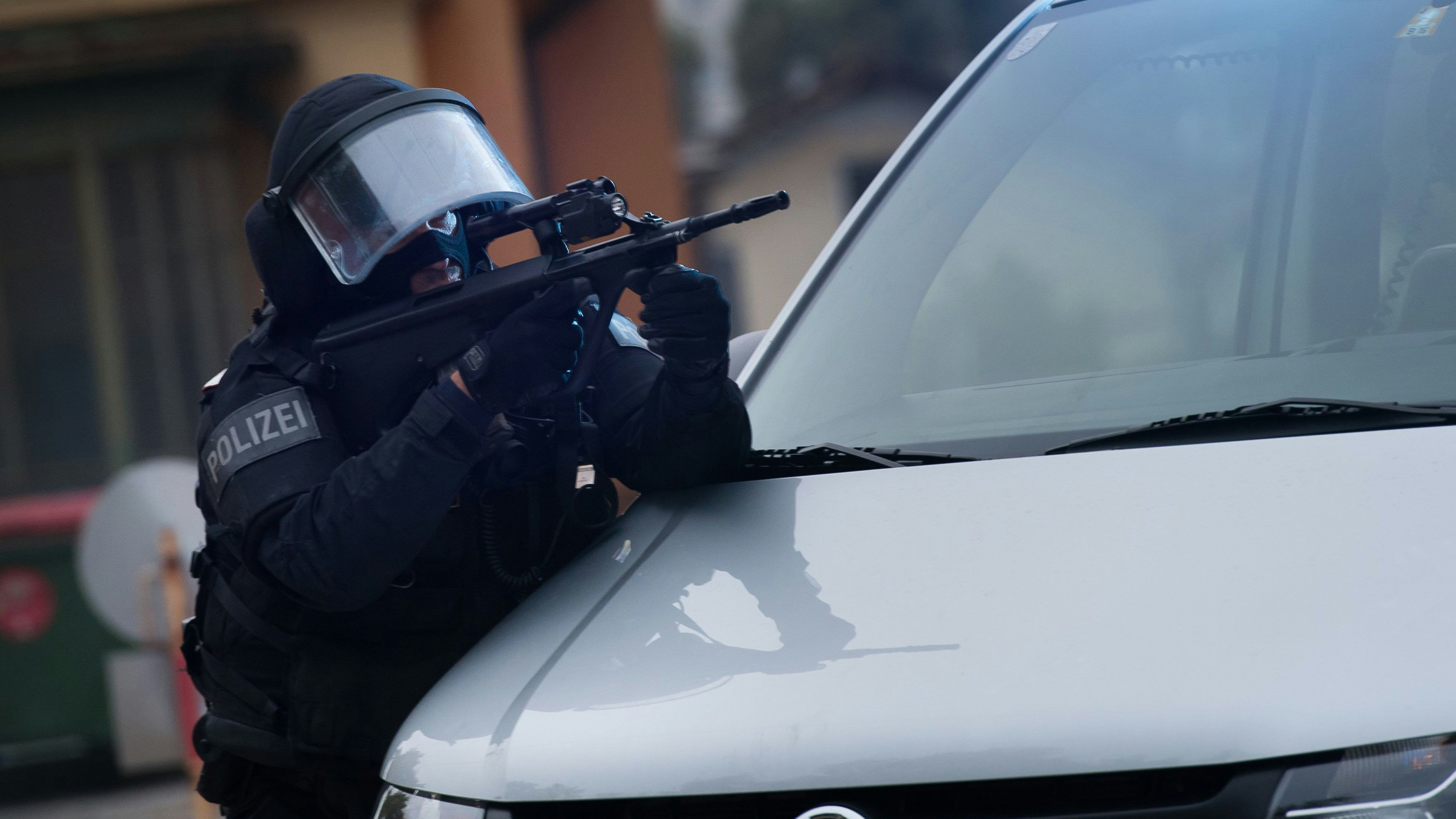 Die WEGA konnte den Bewaffneten schließlich festnehmen.