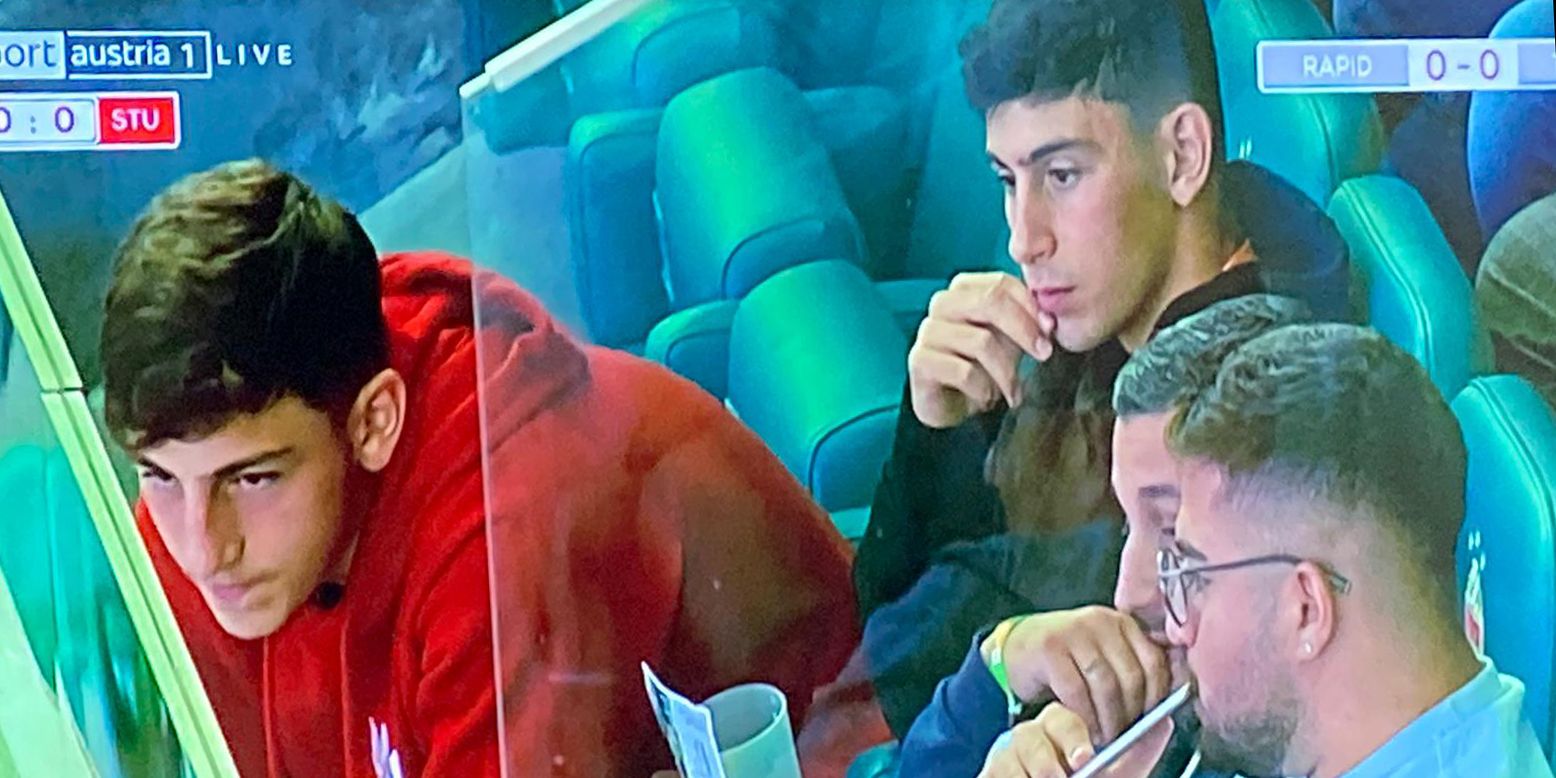 Yusuf Demir reiste nach dem 0:2 mit Barca gegen Atletico nach Wien, schaute seinen alten Kollegen auf die Beine.