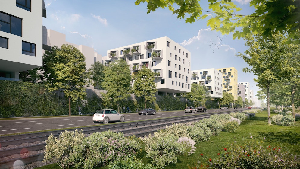 Am Donnerstag startet die Wohnungsvergabe für den Gemeindebau Neu am Handelskai 214a (Leopoldstadt).