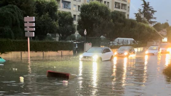 Überflutungen in Marseille