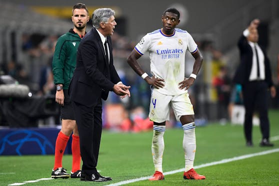 Real-Coach Carlo Ancelotti und David Alaba.