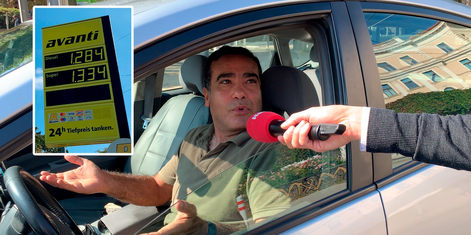 Taxifahrer Josef (56) möchte für Klimaschutz keinen Cent springen lassen.