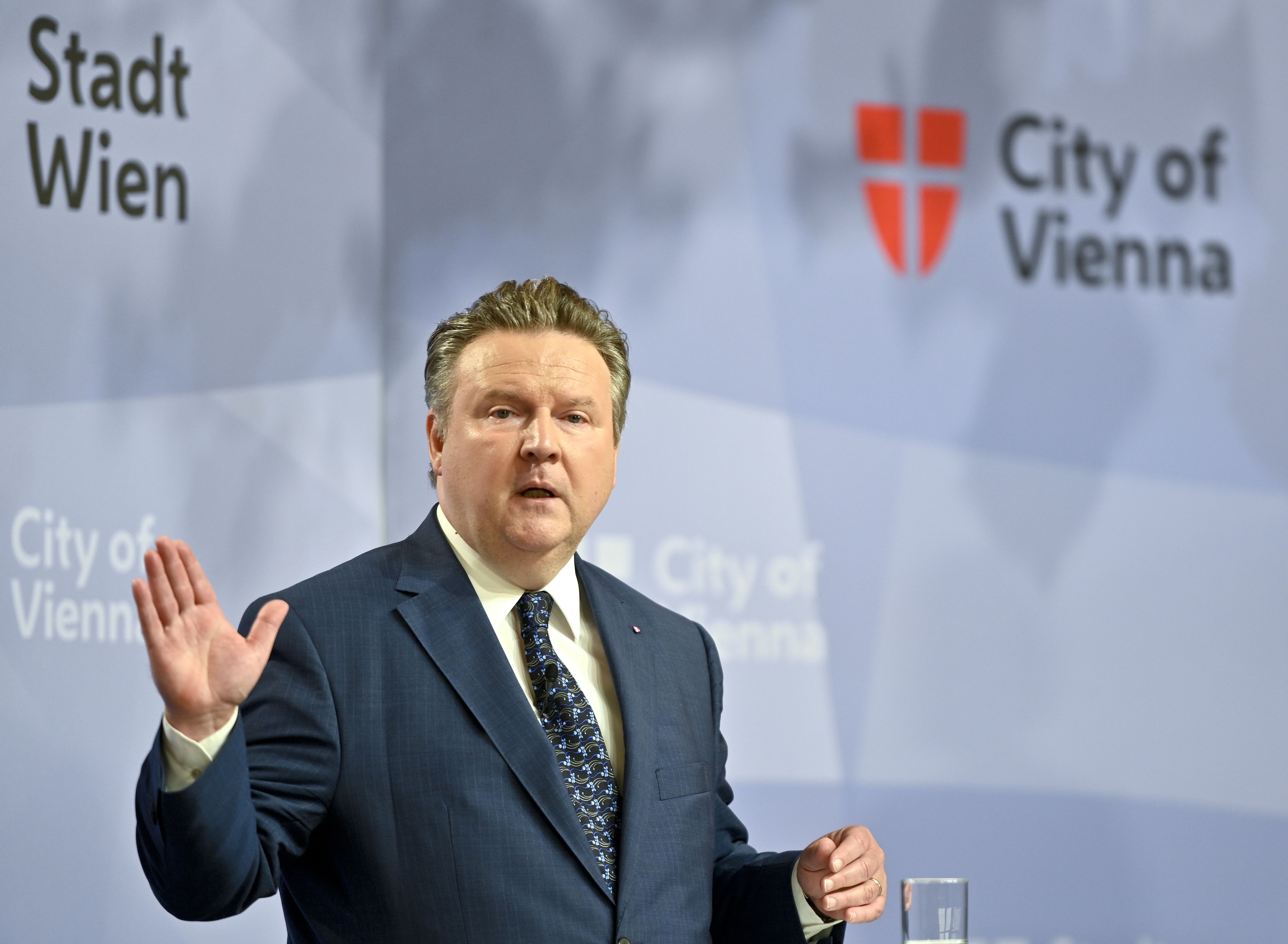 Wiens Bürgermeister Ludwig bei der Pressekonferenz am 5. Oktober 2021. 