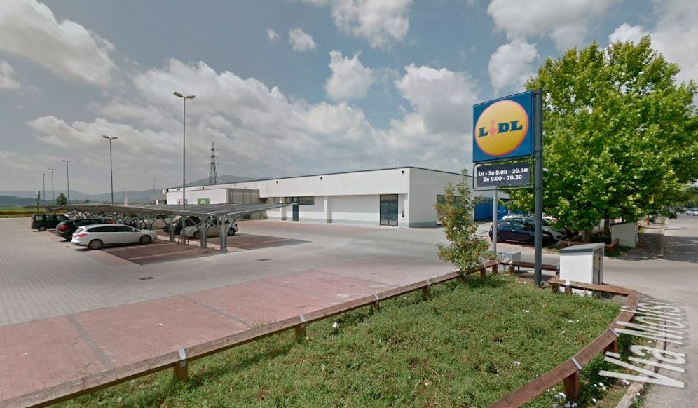 In diese Lidl-Filiale in der Gemeinde Città della Pieve soll sich das tödliche Drama abgespielt haben.