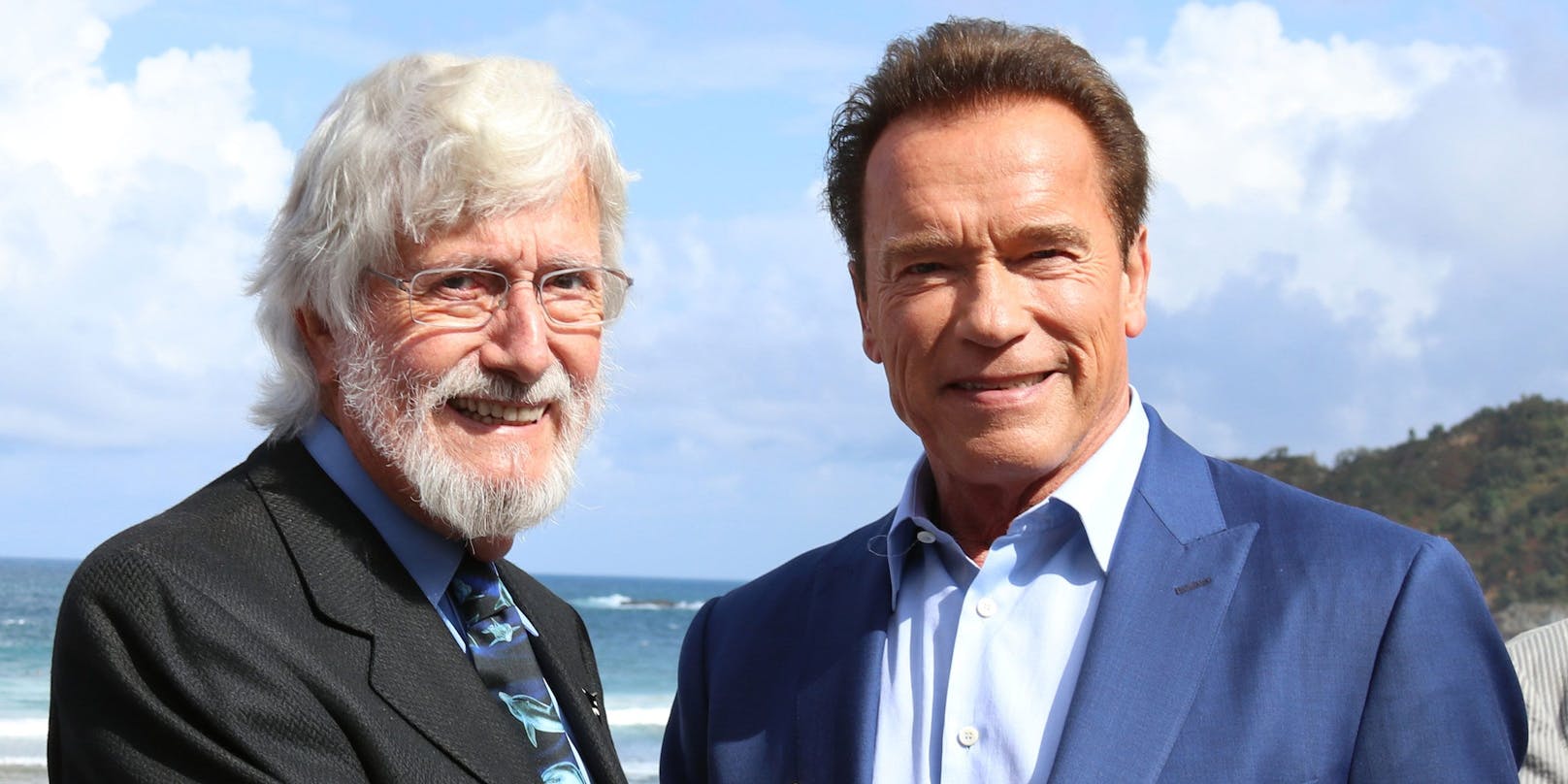 Jean-Michel Cousteau (83) und Arnold Schwarzenegger (74)