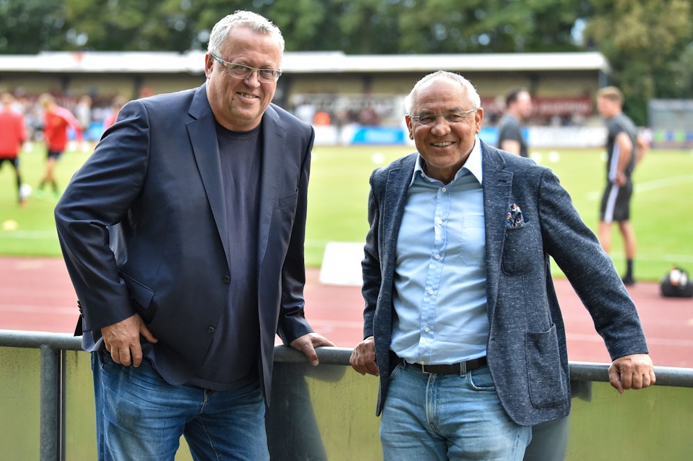 Franz Wohlfahrt (l.), Felix Magath