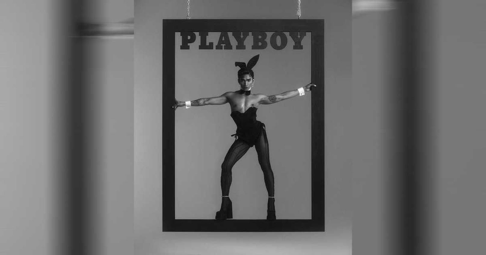 Erstmals ziert das Playboy-Cover mit Bretman Rock ein schwuler Mann.  