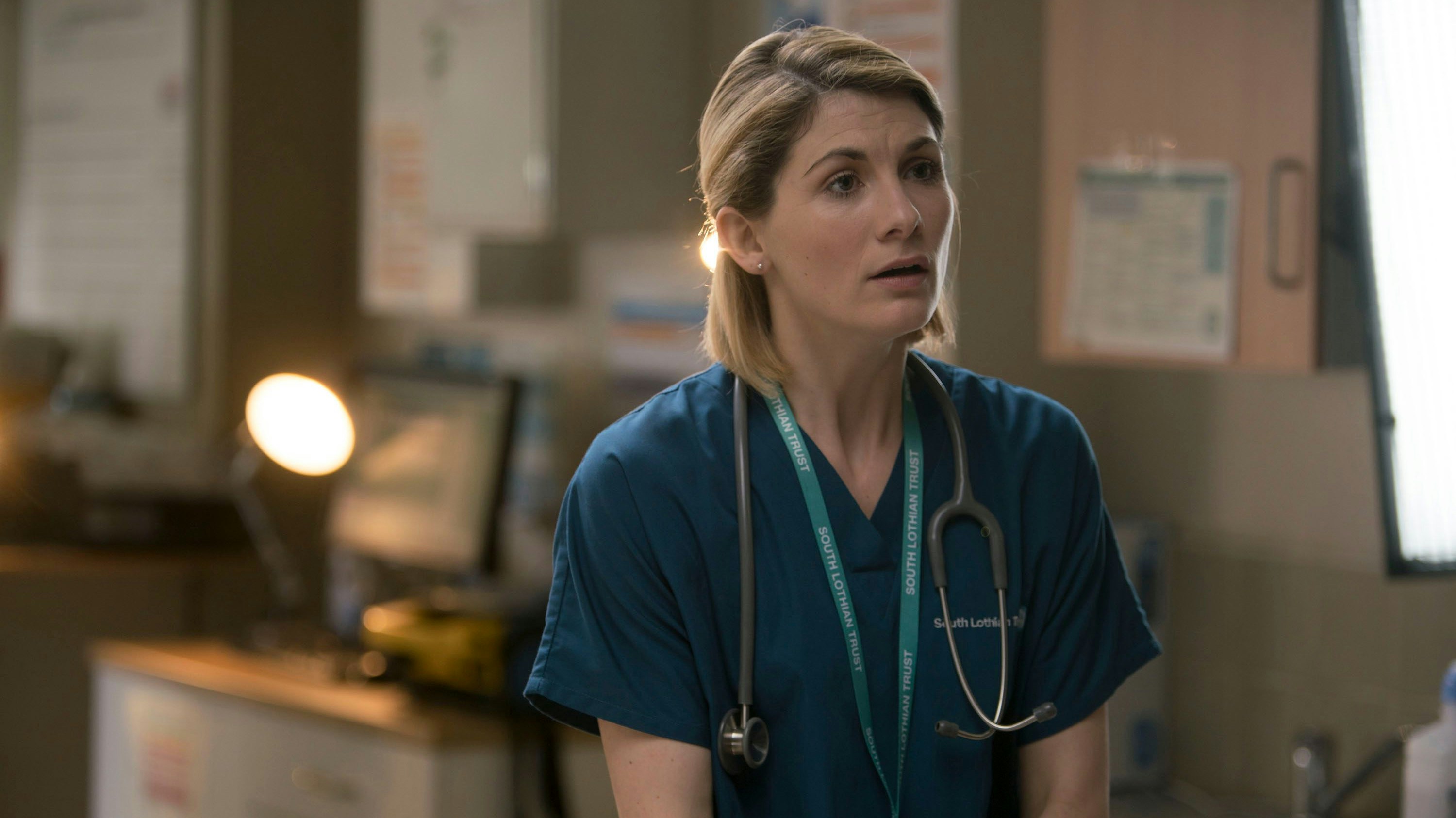 Jodie Whittaker, die in Broadchurch mitgespielt hat und aktuell als Zeitreisende in der Sci-Fi-Serie Doctor Who zu sehen