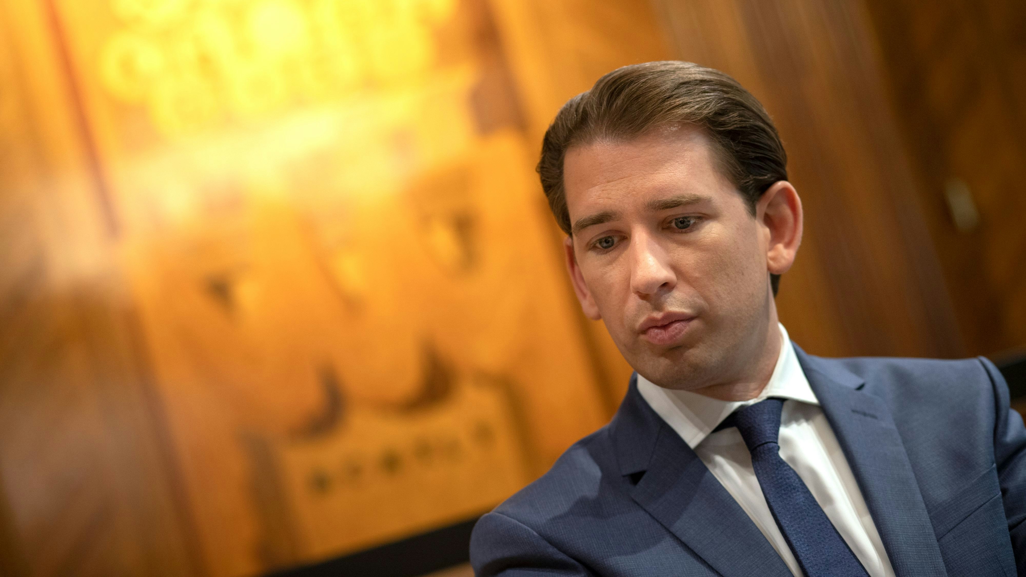 Kanzler Sebastian Kurz sieht sich mit Rücktrittsforderungen konfrontiert.