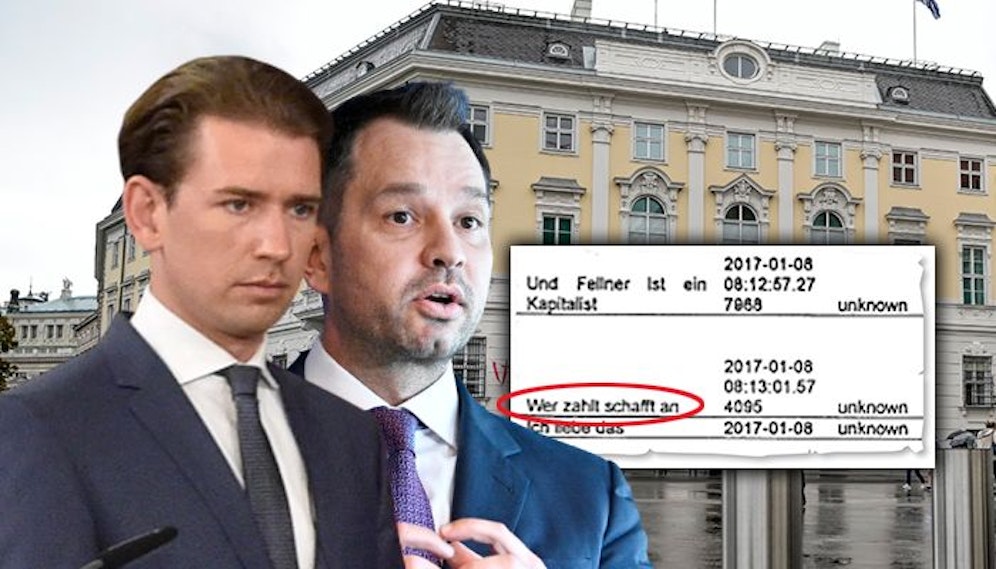 Kanzler Kurz und Thomas Schmid kommen unter Druck.