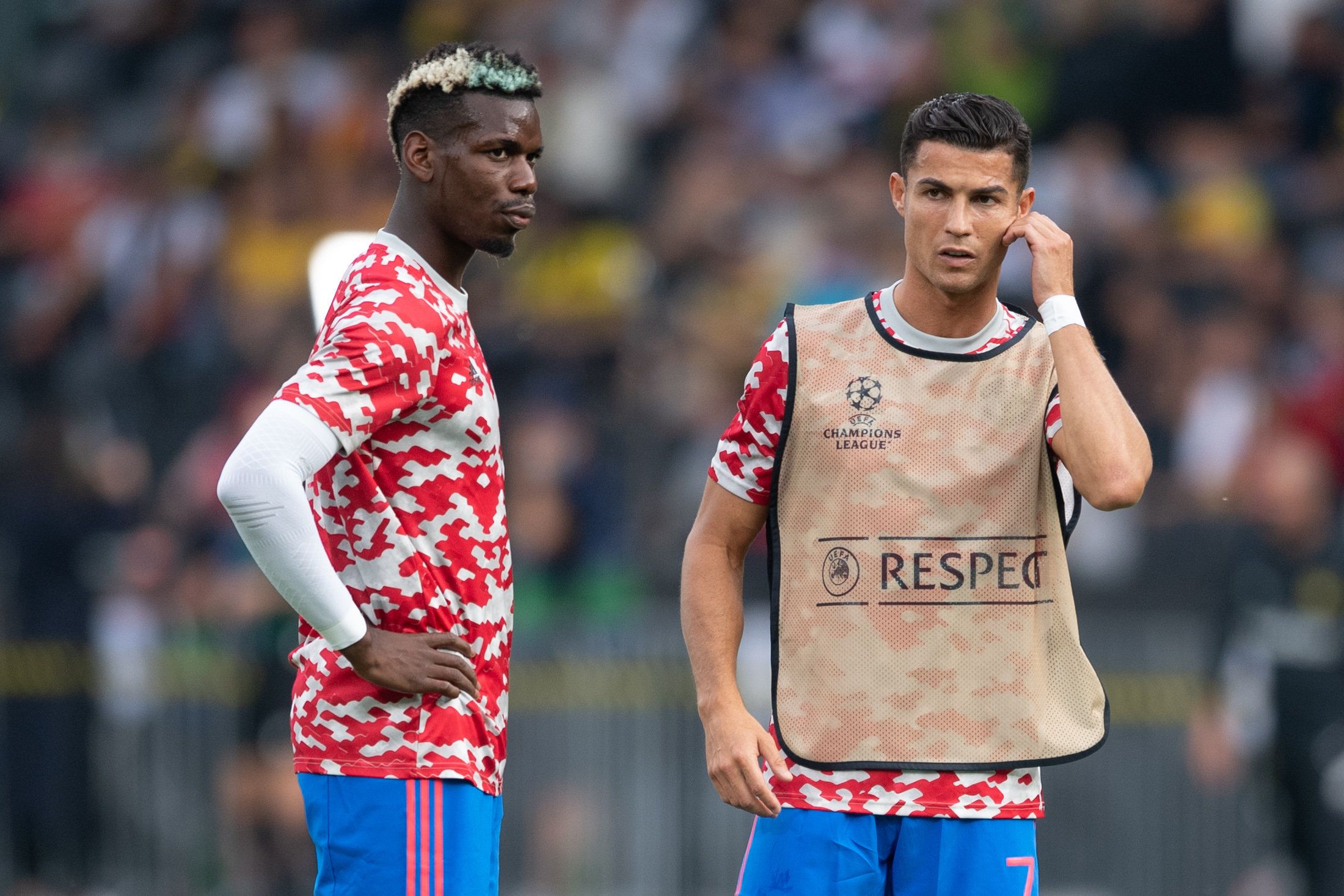 Paul Pogba und Cristiano Ronaldo