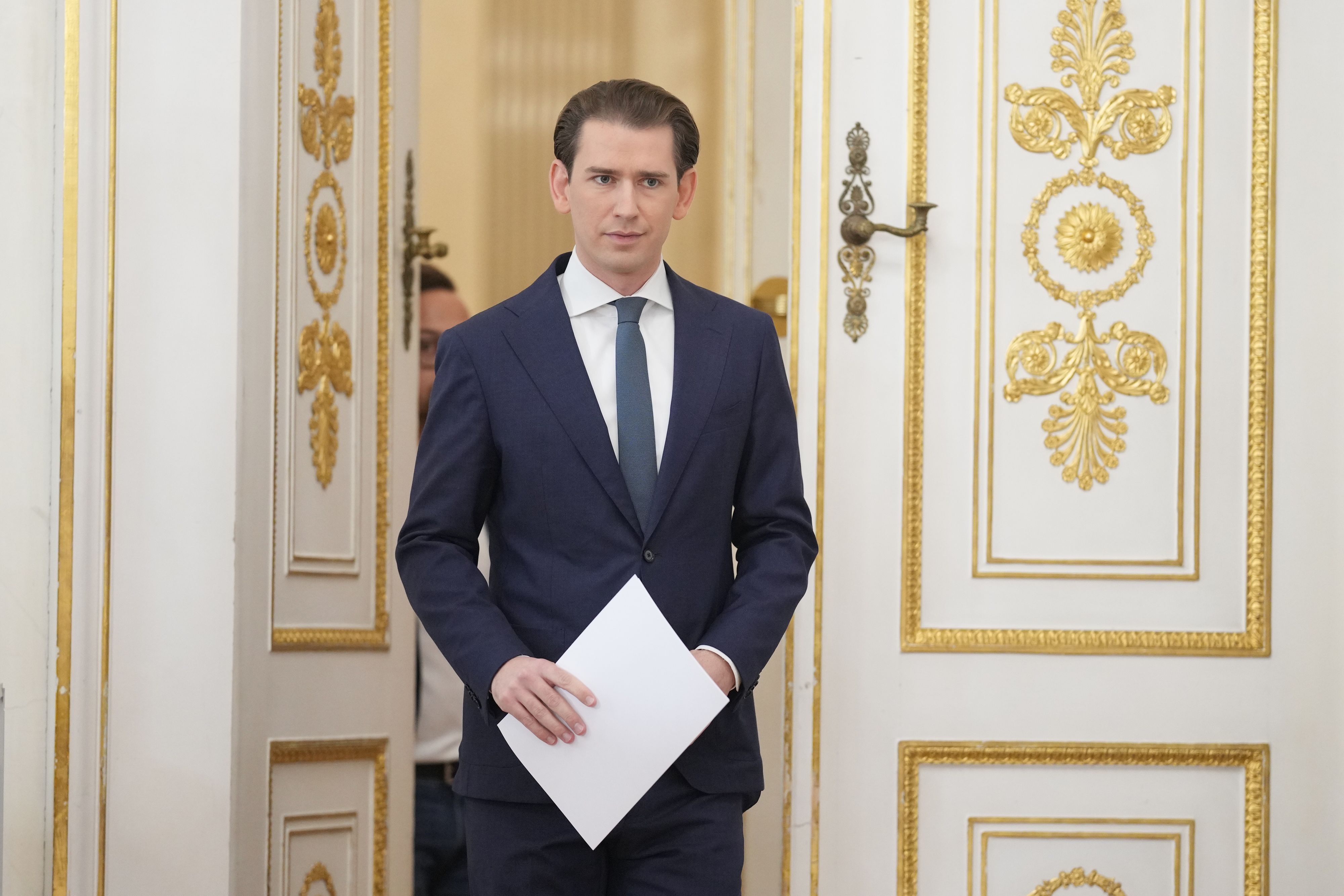 Auch emotional zeigte sich Kurz bei seinem Rücktritt.