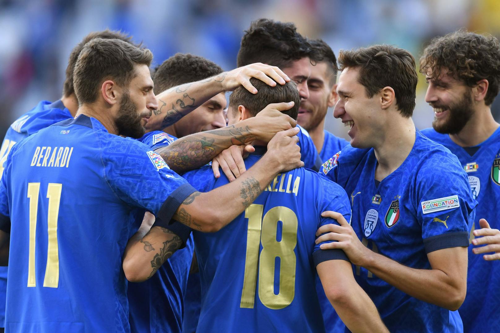Italien jubelt über Platz drei in der Nations League