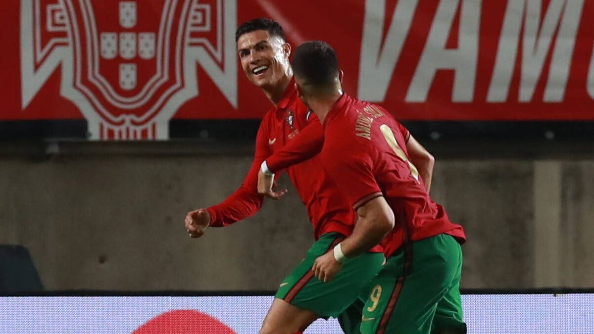 Ronaldo in gewohnter Pose