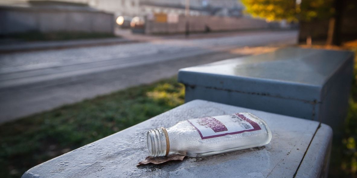 Der Russe soll zwei Flaschen Wodka getrunken haben.