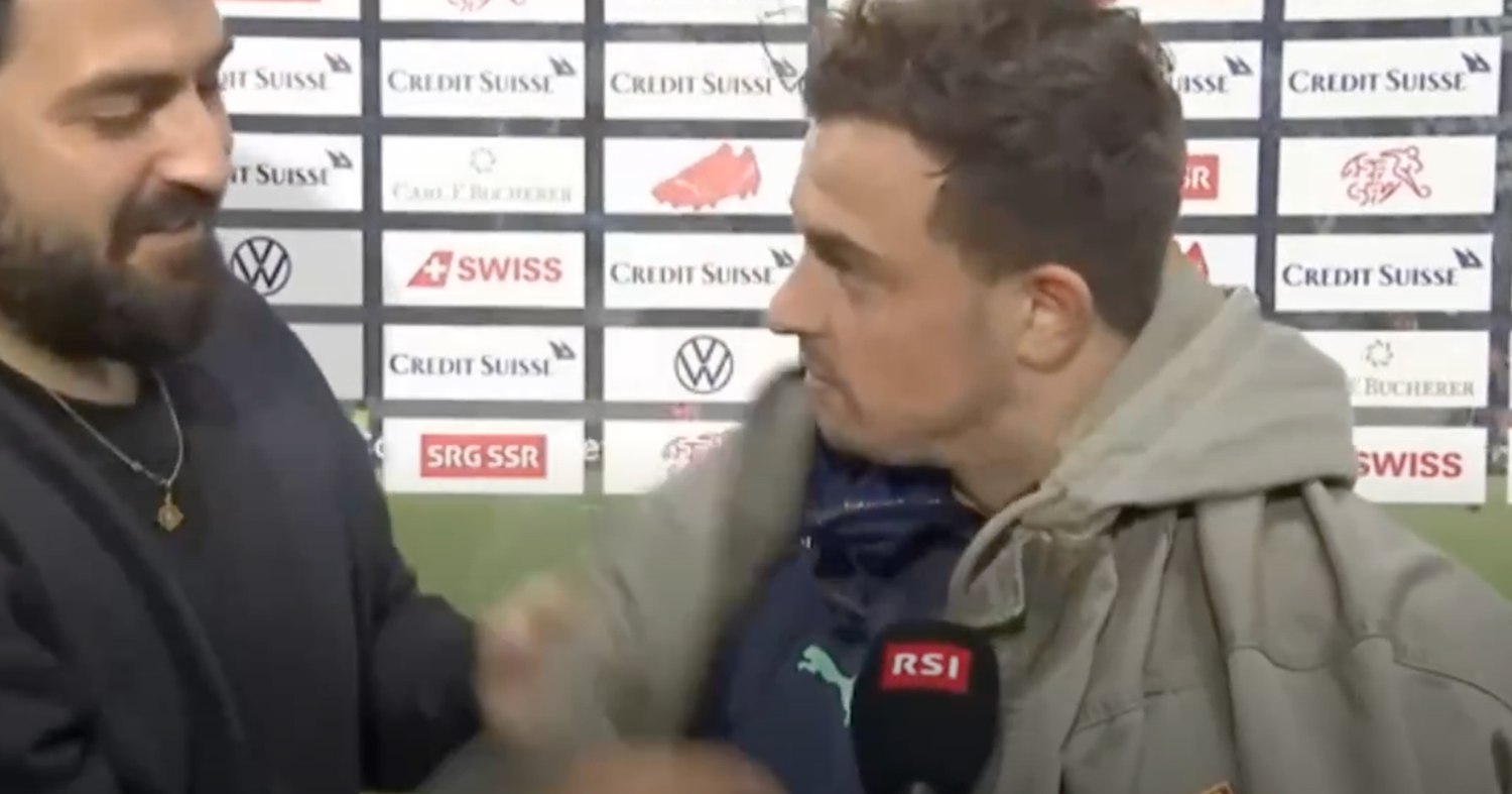 Shaqiri beim TV-Interview
