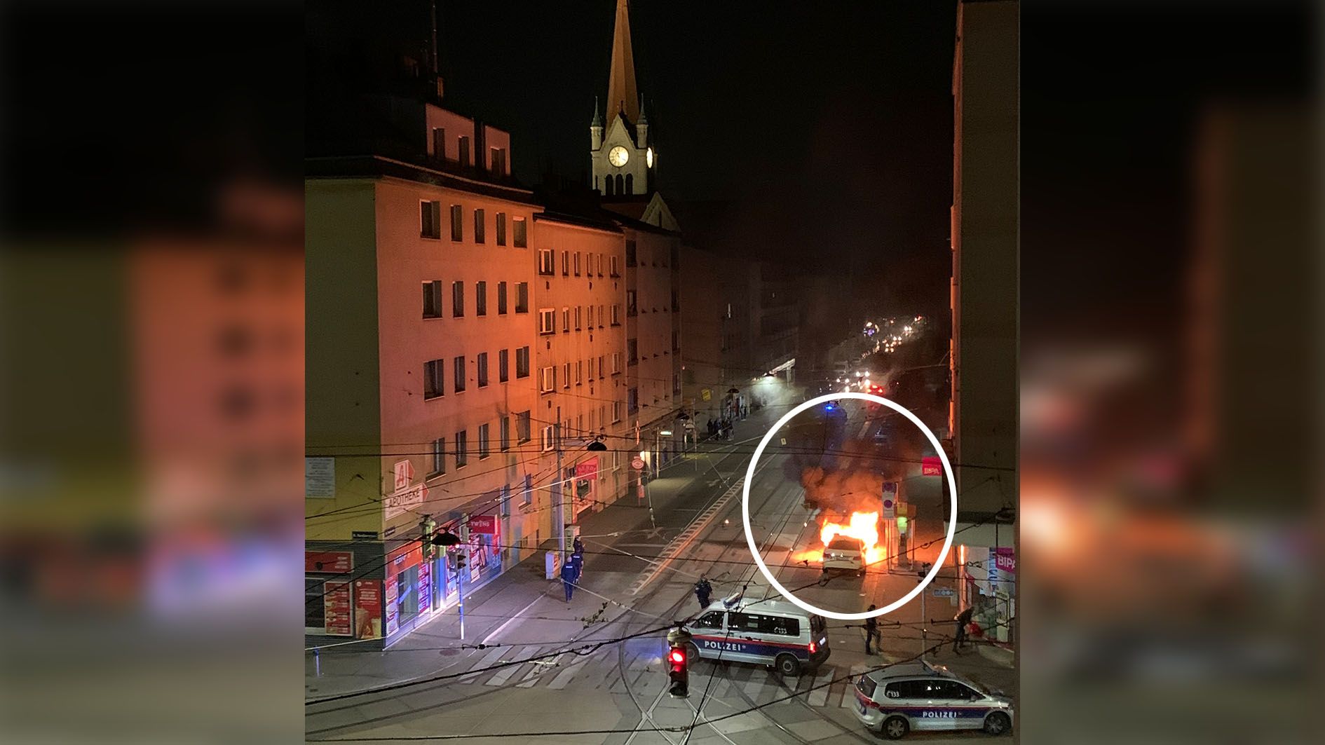 Für einen angsteinflößenden Anblick sorgten diese Bilder 