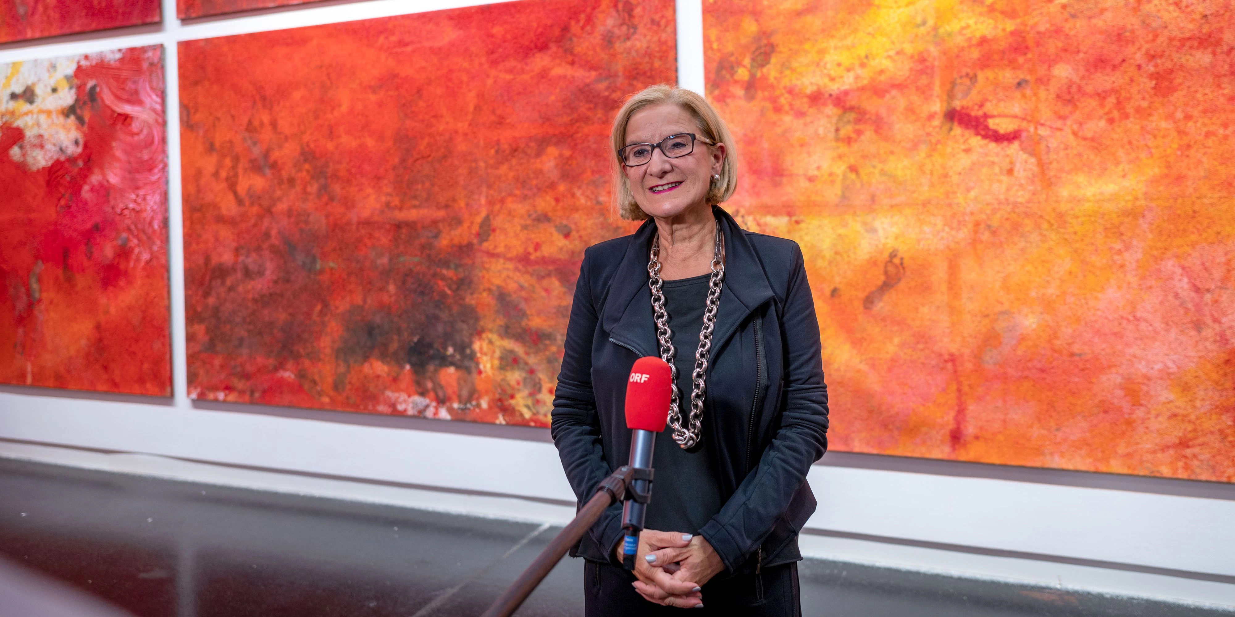 Mikl-Leitner bei der Eröffnung.