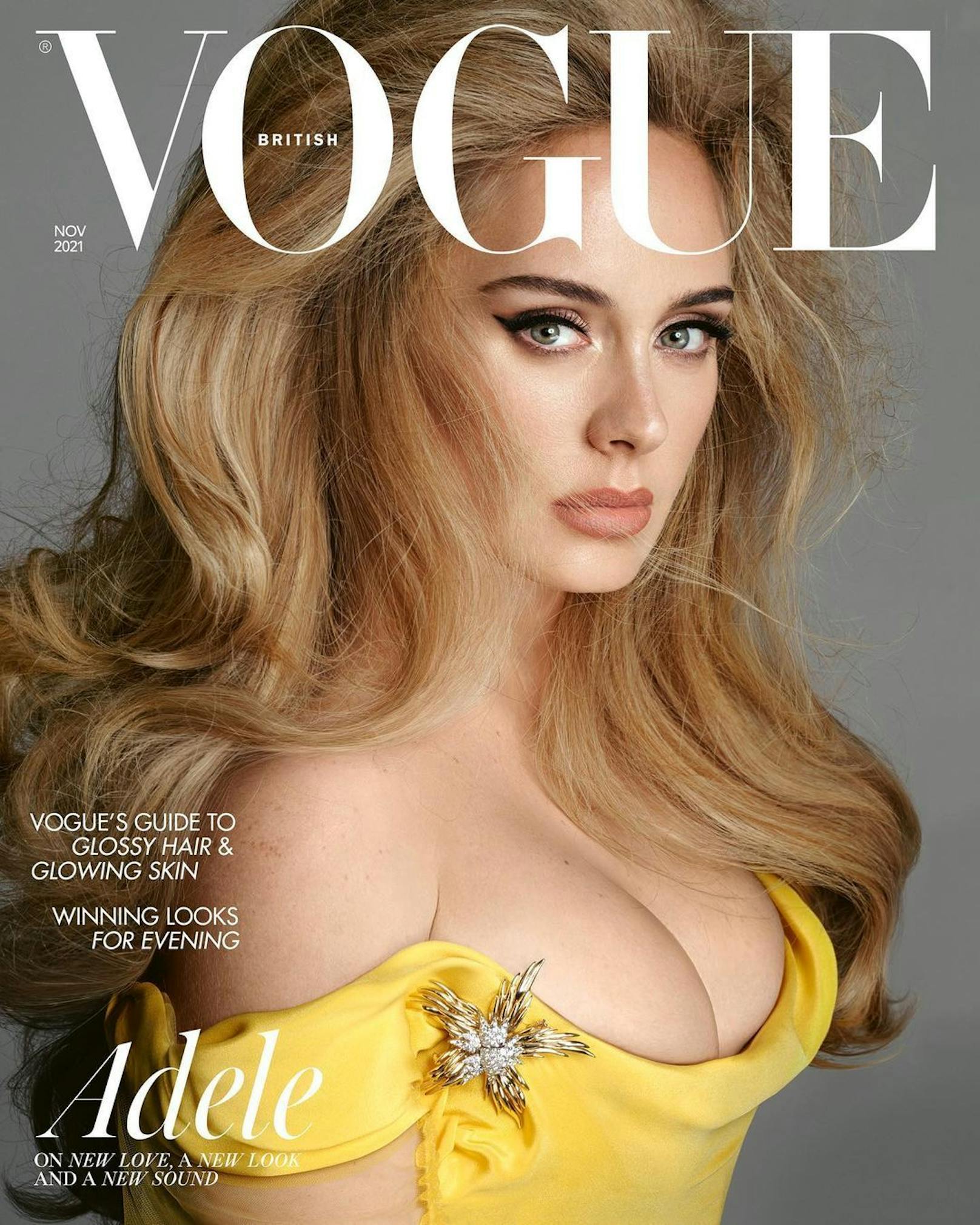 Pop-Superstar Adele ist zurück: Und das zelebriert sie auf der November-Ausgabe der britischen "Vogue".