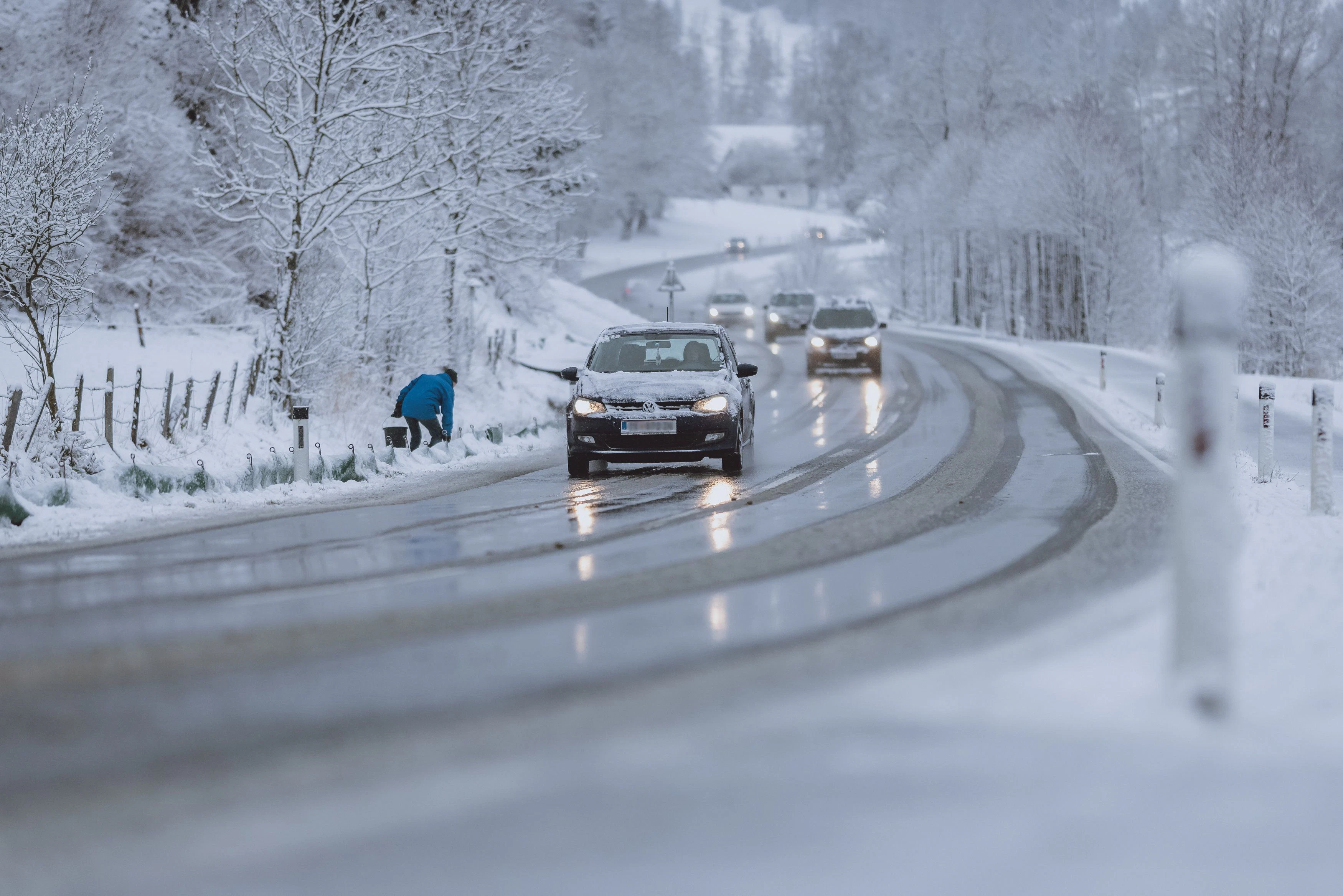 Meteorologen rechnen noch diese Woche mit Schnee auch in tieferen Lagen. Symbolbild.
