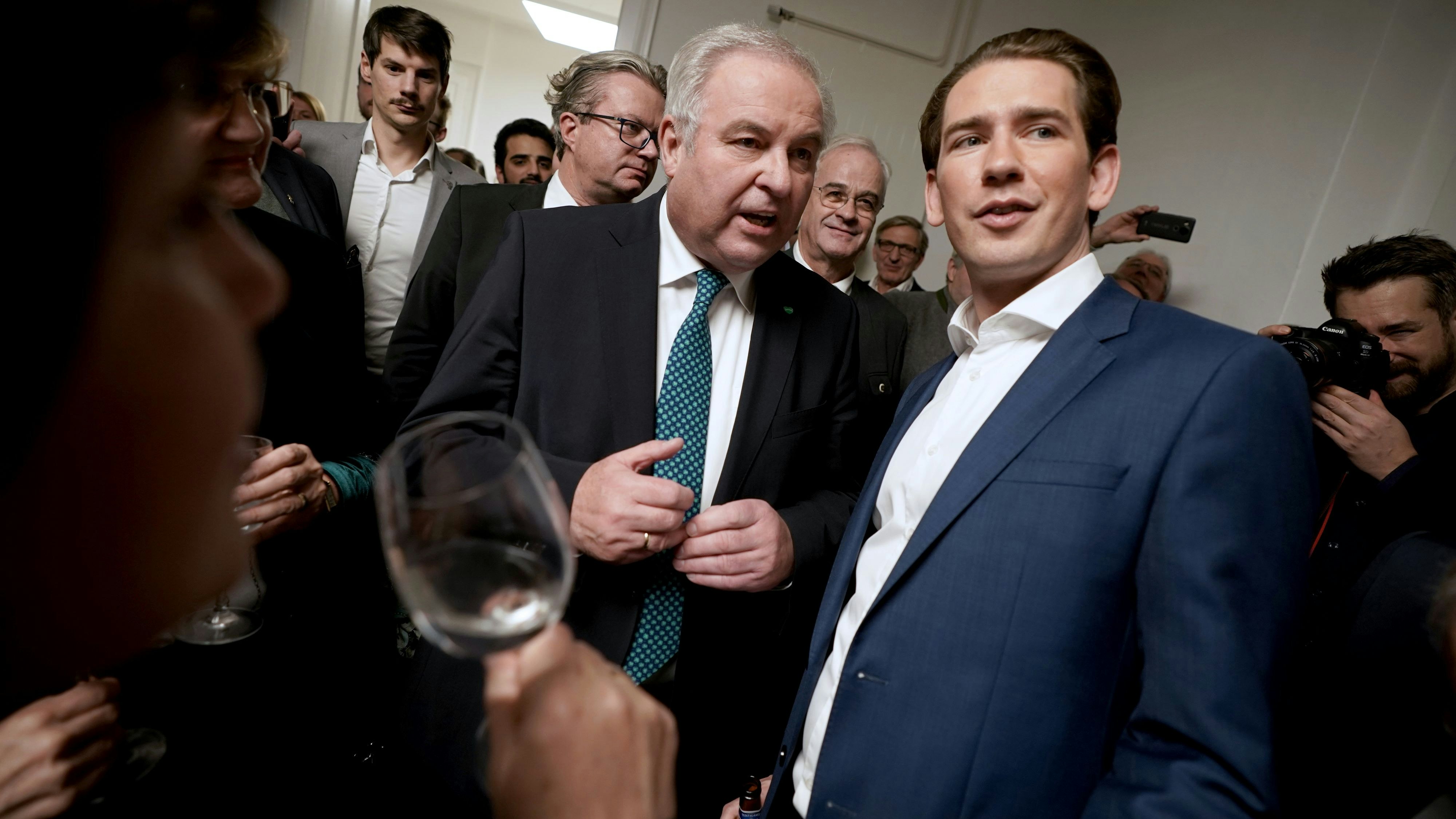 Hermann Schützenhöfer und Sebastian Kurz