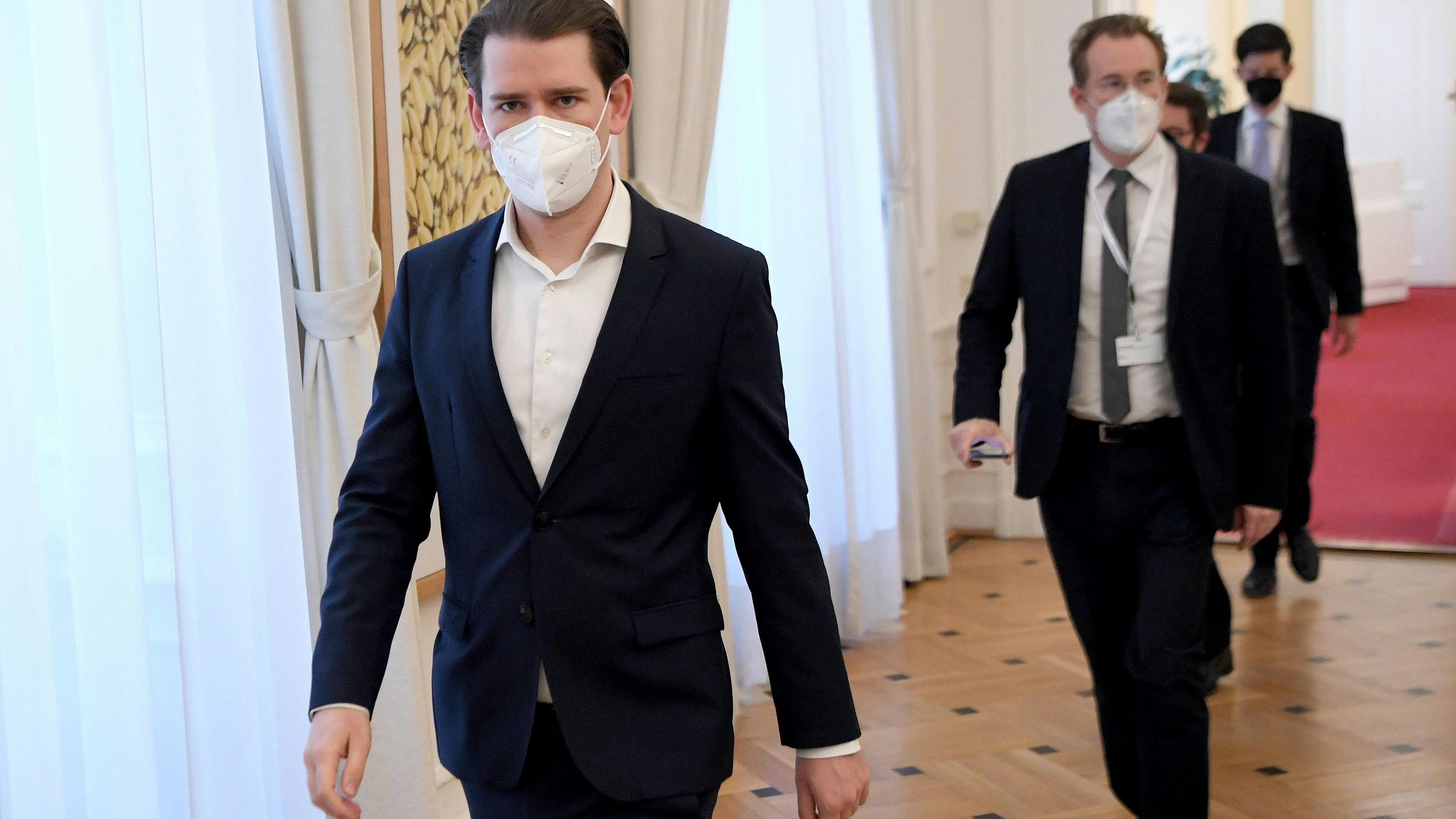 Ex-Bundekanzler Sebastian Kurz und sein Vertrauter Gerald Fleischmann