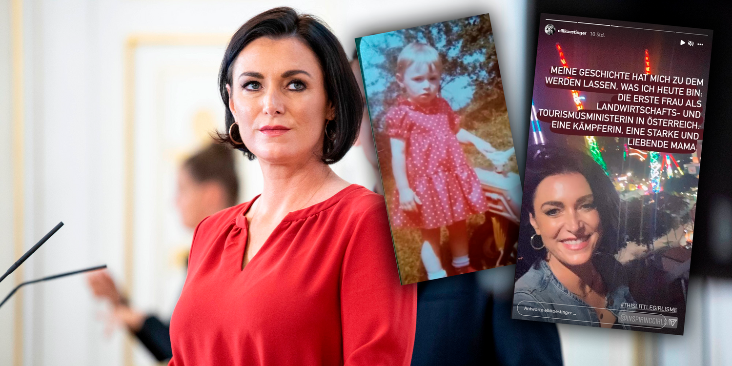 Elisabeth Köstinger blickt auf ihren Weg ins Ministeramt zurück.