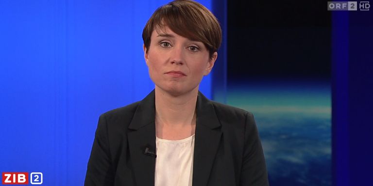 Grünen-Klubobfrau Sigrid Maurer in der ZIB2