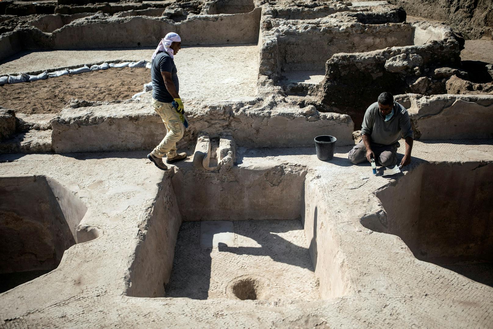Die antike Ausgrabungsstätte befindet sich in der israelischen Stadt Javne.