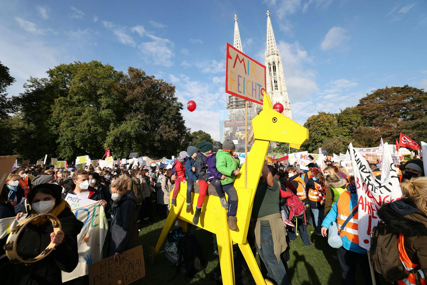 Kindergarten-Demo: Die Forderungen der Demonstranten.