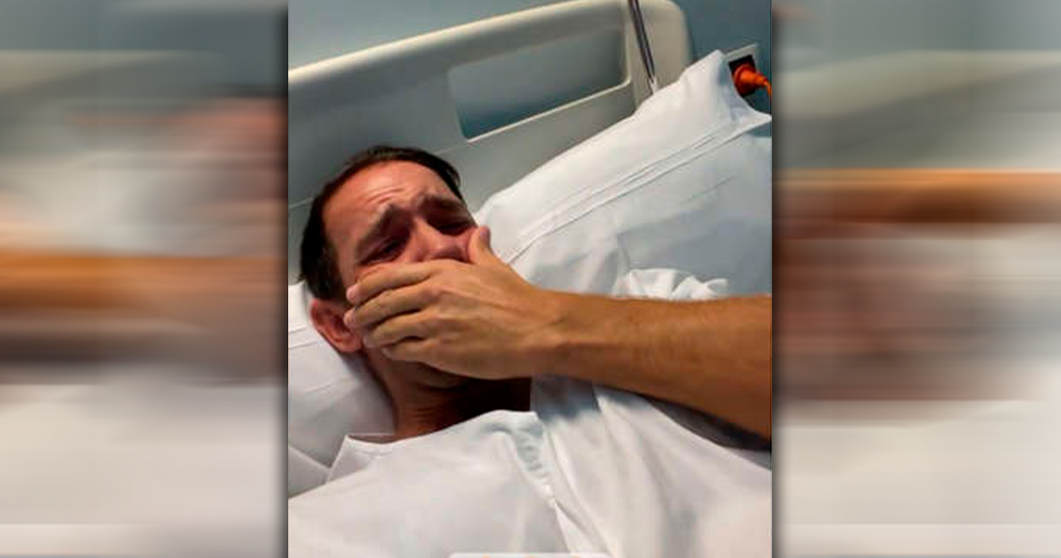 Der Makler zeigt sich verzweifelt.