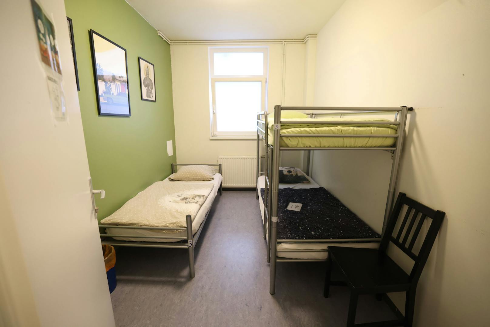 Die Jugendnotschlafstelle – die einzige Wiens – bietet zehn Betten im Notquartier sowie acht Betten im sogenannten Stabilisierungswohnen.