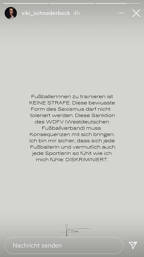 Schnaderbecks Sexismus-Kritik