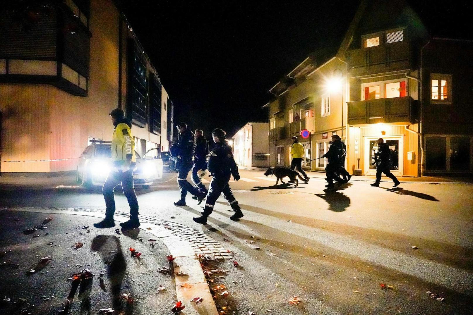 In Norwegen griff ein Mann mit Pfeil und Bogen mehrere Personen an. Es gab Verletzte und auch Tote.