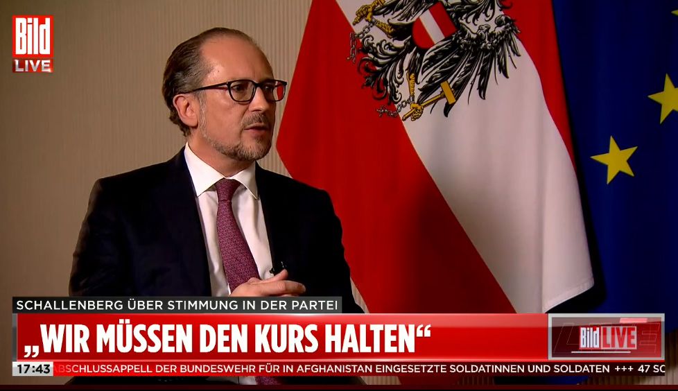 Neo-Kanzler Alexander Schallenberg stellte sich Knallhart-Fragen bei "Bild".