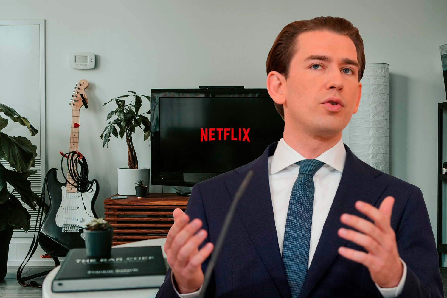 Bei einer "Heute"-Straßenbefragung vermutete eine Wienerin, dass Sebastian Kurz jetzt Netflix schaut