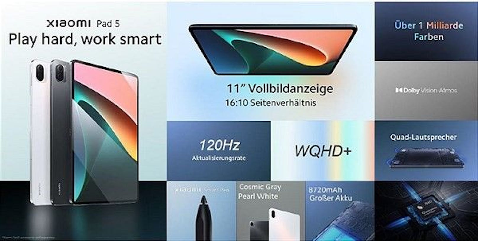 ...das Xiaomi 11 Lite 5G NE und das Xiaomi Pad 5.