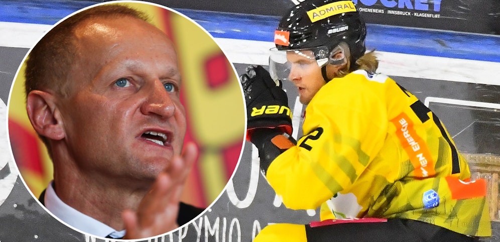 Caps-Boss Franz Kalla (l.) im 