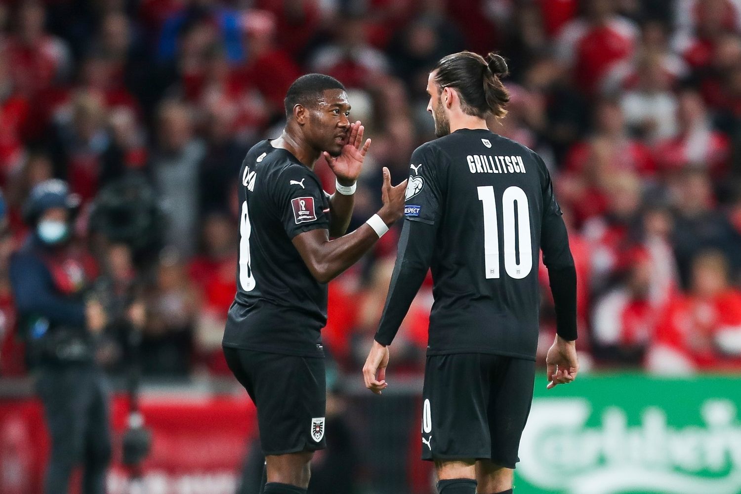 David Alaba im Gespräch mit Florian Grillitsch.