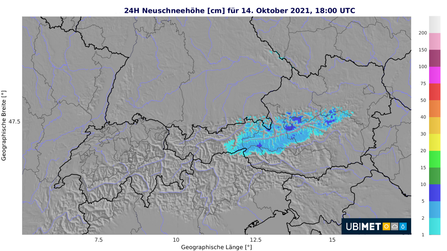Die 24-Stunden Neuschnee-Prognose bis Donnerstag: Hier schneit es noch weiter.