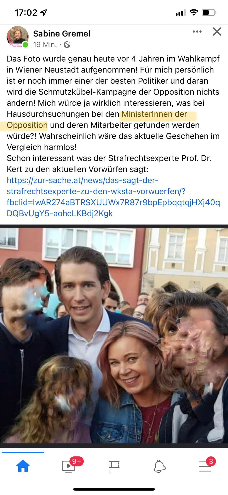 Sabine Greimels Posting